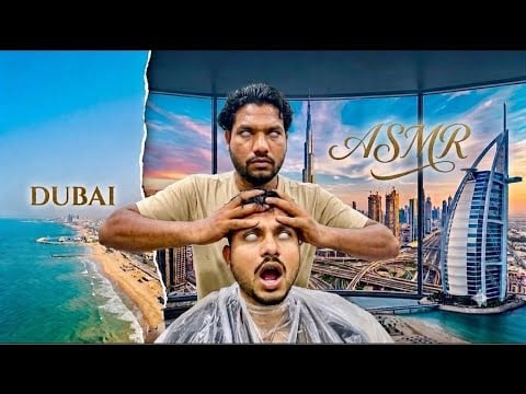 😱 ASMR | $5 45 SATISFYING Head Massage in Dubai 🇦🇪 | Worth Every Penny! 💆‍♂️✨