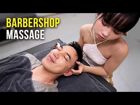 ASMR 🔥 Barbershop Massage Next-Level Full Service from Start to Finish!