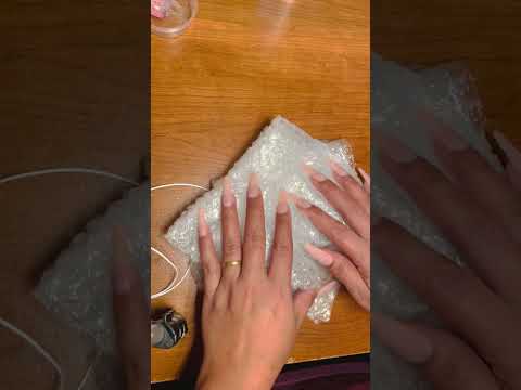 Earphone Bubble Wrap Triggers -ASMR- Crinkling Sounds - No Talking ,brain massage 🤫