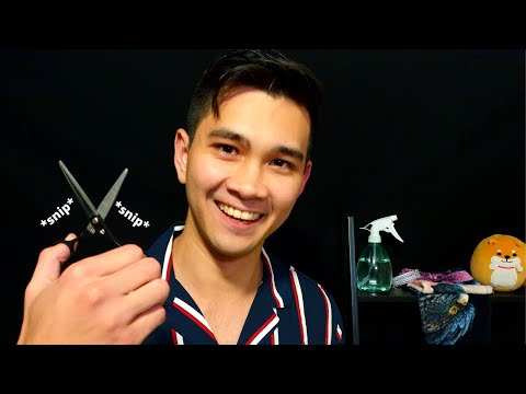 Polite ASMR Haircut for Sleep ✂ 😴 | Unisex Roleplay | Personal Attention | Scissor Sounds