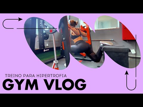 Gym vlog | Meu treino de hipertrofia (biótipo ectomorfo) ✨