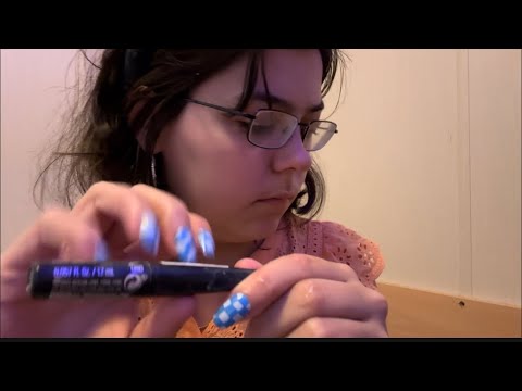 ASMR - relaxing tapping on new items  for sleep ( haul ) and new false nails