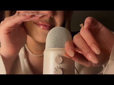 ASMR | tingly trigger assortment at high sensitivity 🧸 (mouth sounds, tapping, etc)