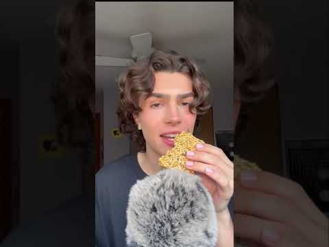 Trying my favorite childhood snack, bird feed! 🤤 #asmr #asmrvideos #mukbang