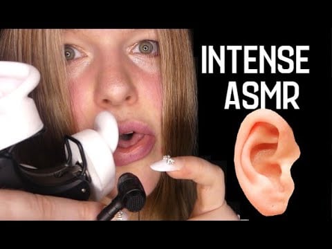 ASMR | INTENSE Mouth Sounds, Ear Digging, Tapping.