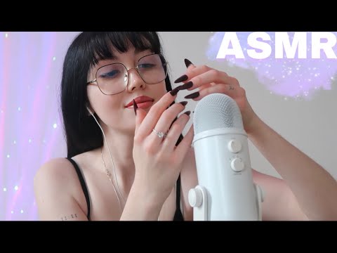 ASMR nails sounds DIRECTEMENT sur le micro🩷