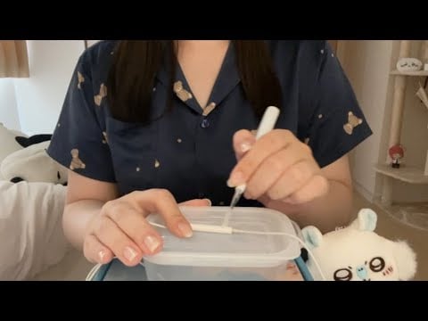 ASMR イヤホンマイクに耳かき👂🏻