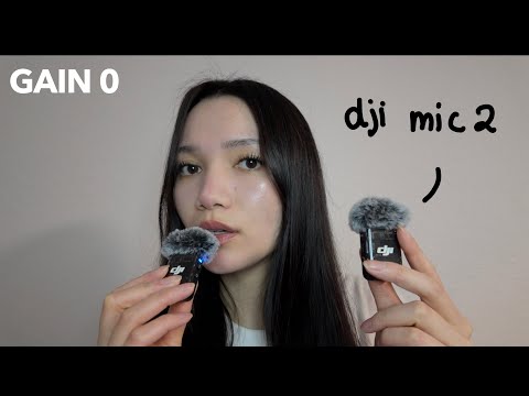 ASMR Testing Different Mic Settings