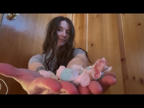 Eating salt water Taffy 🍬 | ASMR 