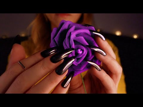 ASMR Hand Movements No Talking Tongue Clicking & Layered Sounds | Mouth Sounds Long Nails | АСМР