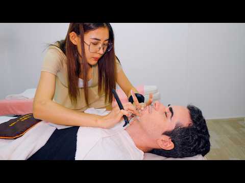 ASMR: Relaxing Thai Full Service Barbershop Massage Gave Me Chills