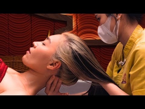 Ultimate Head Spa and Facial 😴 ASMR Real Spa Experience (Pure sound, no-talking)