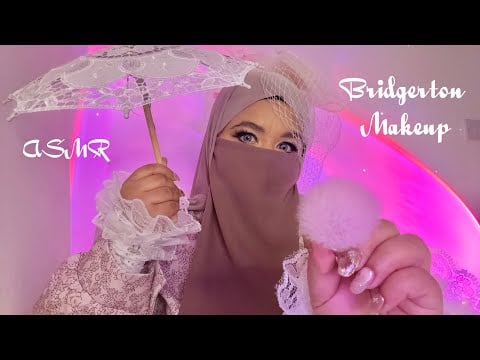 ASMR - Doing Your Makeup For Grand Ball / Bridgerton Makeup  🎀💕🤍✨ @flowerknows 