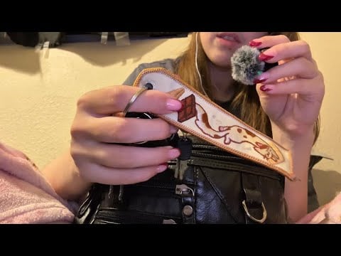 ASMR what’s in my purse
