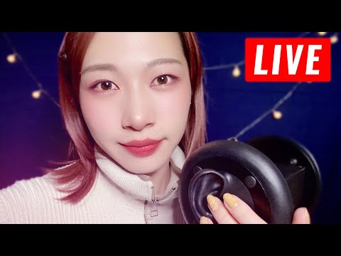 【ASMR LIVE】指かきしながら囁き配信🛏💭