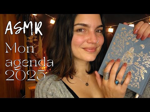 ASMR Lecture chuchotée * Mon agenda 2025