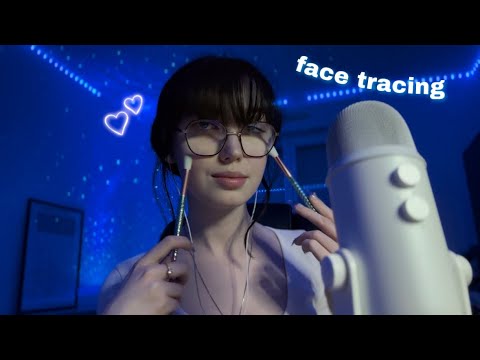 ASMR: face tracing avec des pinceaux