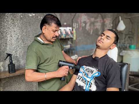 Dinesh Barber PAINKILLER Head & Body Massage | Best Sleep Therapy By Indian Barber | ASMR Gautam