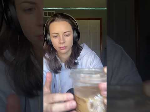 asmr with iced coffee