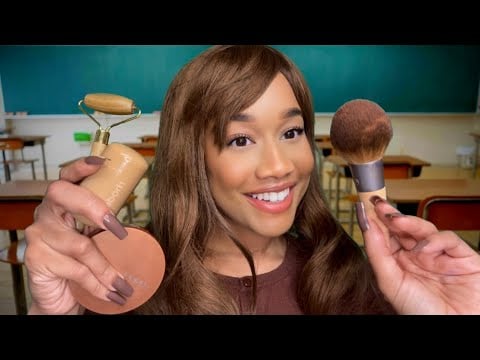 ASMR The Girl Behind You In Class Is Obsessed With The Color Brown 🤎 Personal Attention ASMR