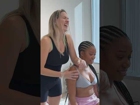 CRUNCHY Shoulder Knots Cracked  #chiropractor #asmr