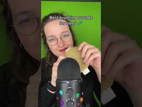 Best brushing sounds for sleep #shorts #asmrshorts #asmr