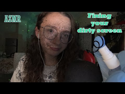 ASMR | Cleaning Your Dirty Screen 🧽