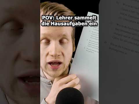 ASMR - POV: Lehrer sammelt die Hausaufgaben ein! #asmr #shorts #deutscheasmr #roleplay
