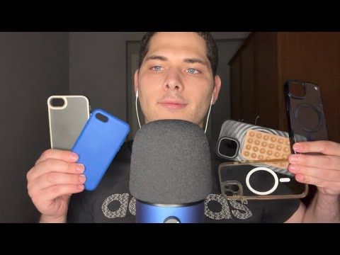 ASMR Français : TOUT MES COQUES DE TÉLÉPHONE 📱