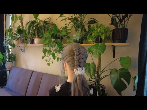 ASMR | Elegant Hairstyle - Hairstyling - perfectionist, Hair Fixing, Finishing Touches W/ Whispering