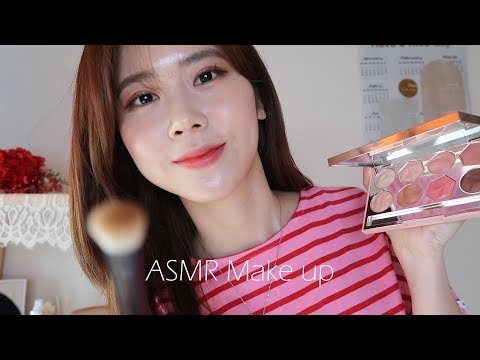 ASMR(SUB)친구야 화사한 봄 메이크업 해줄게🌸/Doing your Spring Makeup