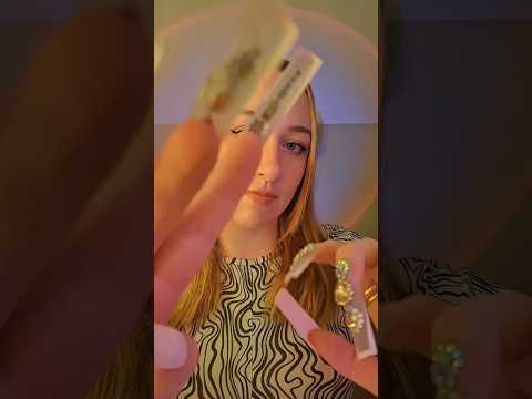 asmr layered face tapping w XXL nails 💅