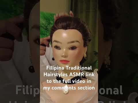 #asmr #filipina #traditional #hairstyle #styling #fordeepsleep #foryou #relaxing #asmrvideo #hair
