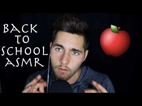 Back To School ASMR (Ramble, Advice, Tapping, Male Whispering)