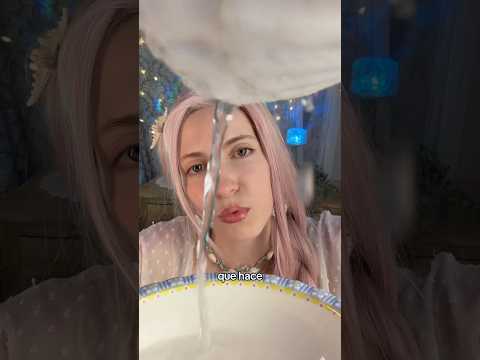 💧¿Me dejas refrescar tu carita? 🥺🩵 #ASMR SPA Oceánico 🐬✨