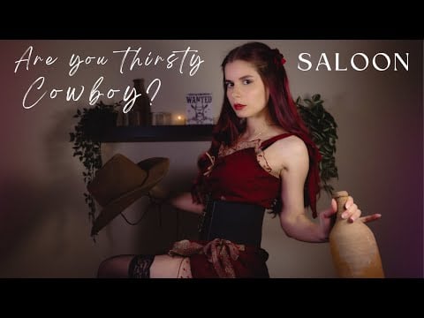 ASMR Roleplay - Cowboy, the Saloon Girl Can’t Resist You 💋 ( Soft Spoken & Personal Attention )