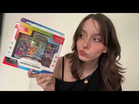 ASMR - Pokemon First Partner Illustration Series 3 Unboxing (eng/fr)