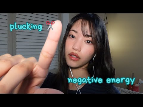 ASMR Ear to Ear Whispers 😴 Energy Plucking ✂️ Mouth Sounds Invisible Triggers for Sleep Relaxation