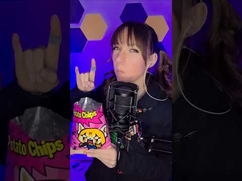 #ASMR Aggretsuko Snack Box 🍱✨ Crunchy Tingles #Shorts