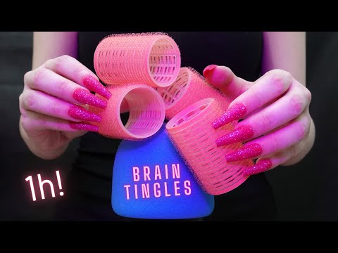 Asmr Deep Mic Scratching , Brushing & Stroking | Asmr No Talking for Sleep with Long Nails -  1 Hour