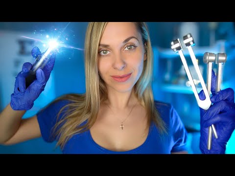 ASMR Intense Ear Cleaning and Ear Exam, Relaxing Tuning Fork, Otoscope Exam for Sleep