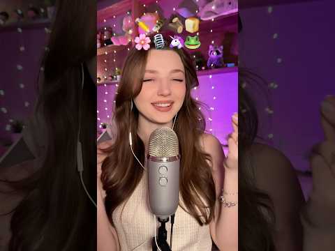 Emoji challenge #asmr #asmrsounds #asmrrelax #asmrsleep #relax #tingles #asmrvideo #relaxingvideo