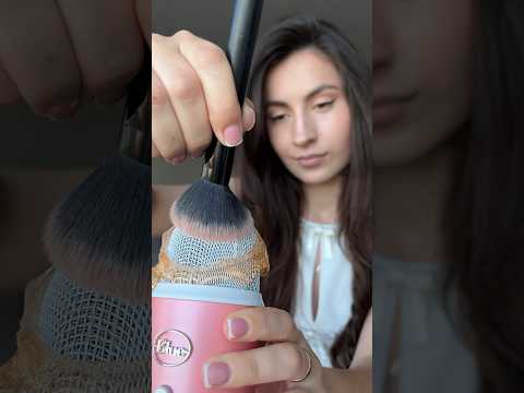 Asmr slime on microphone #asmr #relax #asmrtriggers #tinglesounds