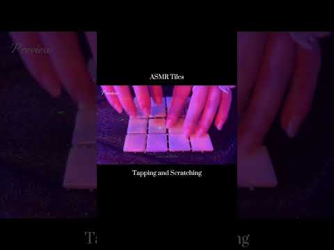 ASMR Tile Tapping & Scratching for sleep🫶#asmr #notalkingasmr #shorts