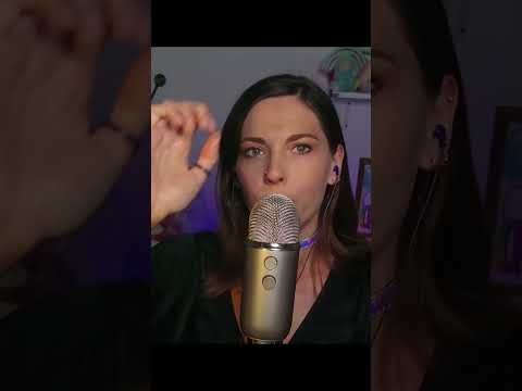 glitter hands visual asmr and mouth sounds