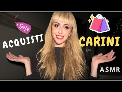 ACQUISTI CARINI🥰 (in saldo💰) 😌🛍️{ASMR ITA}