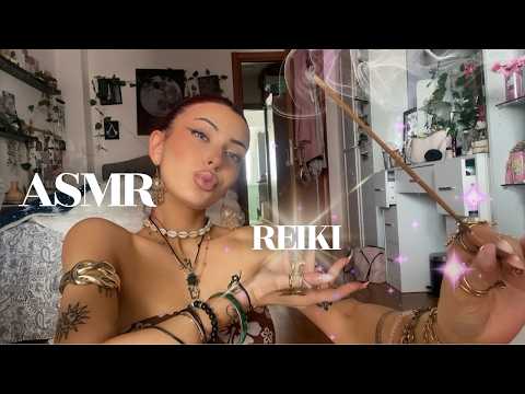 ₊˚⊹♡ ASMR - REIKI, KISSES, HAND MOVEMENTS, FINGER FLUTTERING AND POSITIVE ENERGY ✨💗