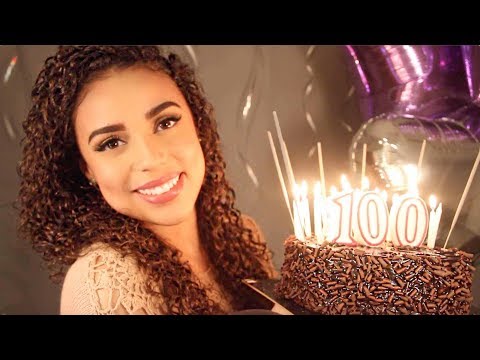 [Semi ASMR] 100k Celebration!! RAMBLE w/ CAKE AND SUSHI