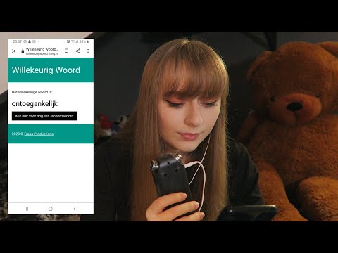 [ASMR] Dutch: Random Trigger Words🇳🇱