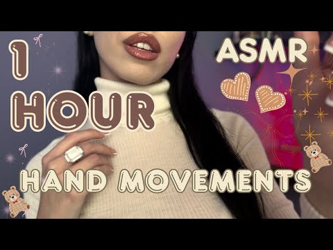 ASMR - 1 ORA DI Hand Movements, Nail Tapping & Scratching sui vestiti (no talking quasi)